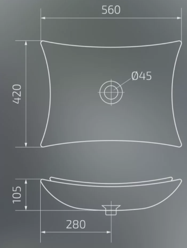 Умывальник Gid N9176