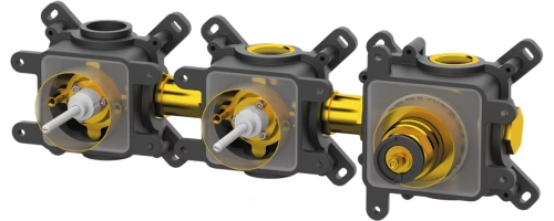 Скрытая часть на 2 выхода Remer Thermoset RRBOX99D2P