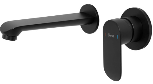 Смеситель для умывальника Rea Hyper Black matt B2061