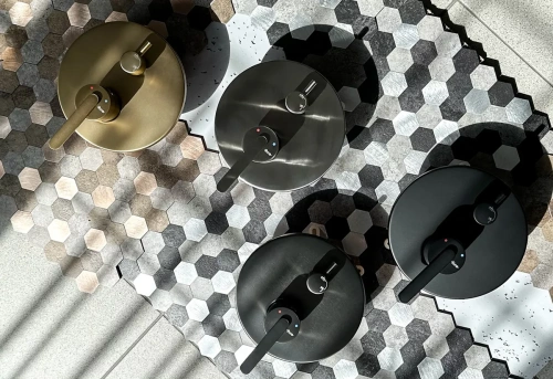 Душевая система Rea Ontario black matt P5501