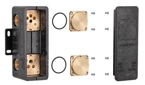 Скрытая часть на 3 выхода Remer RRBOX93