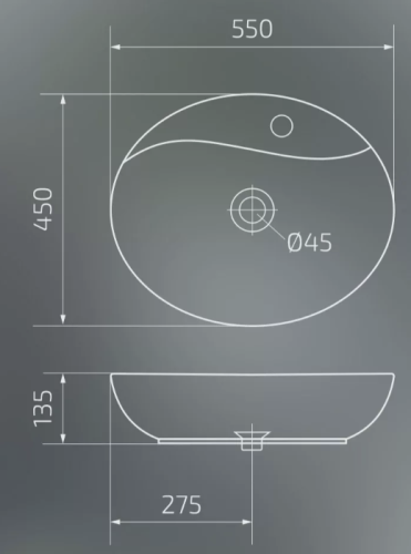 Умывальник Gid N9088 Умывальник Gid N9088
