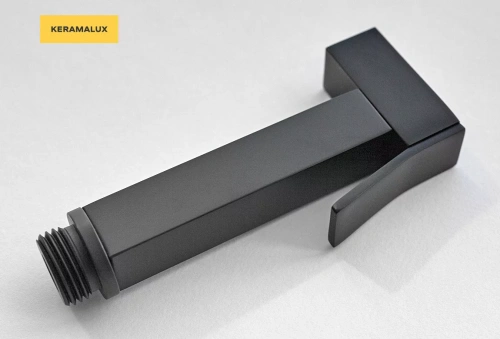 Лейка CeramaLux KBL/001 черный матовый