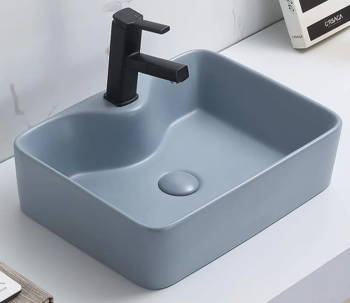 Умывальник CeramaLux 7291MHL-4 Голубой