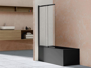 Душевая шторка на ванну Vincea VSB-1E100CLB