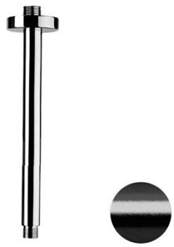 Кронштейн потолочный 30 см Remer 347N30CFP, черный брашированный хром