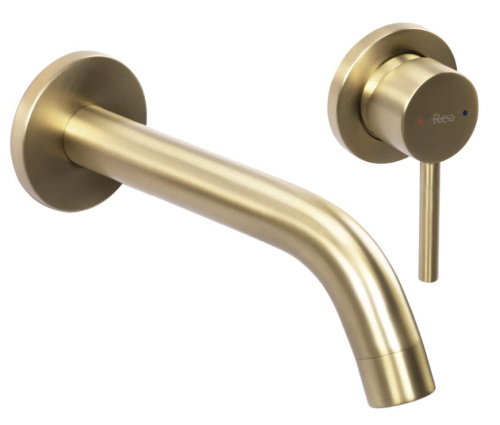 Смеситель для умывальника Rea Owen gold matt B5334