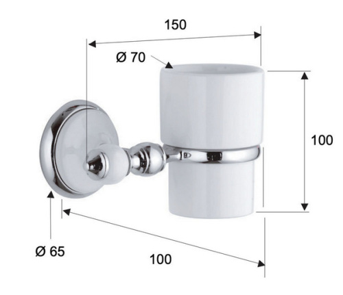 Стакан Remer Epoca EP15CR
