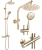 Душевая система Rea Bliss gold matt P8413