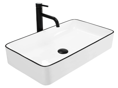 Умывальник Rea Denis Black Edge U6513
