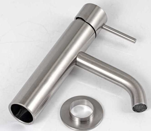 Смеситель для раковины Remer X Style X12XV, сталь