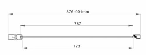 Душевая дверь Vincea Orta VPP-1O900CH-R