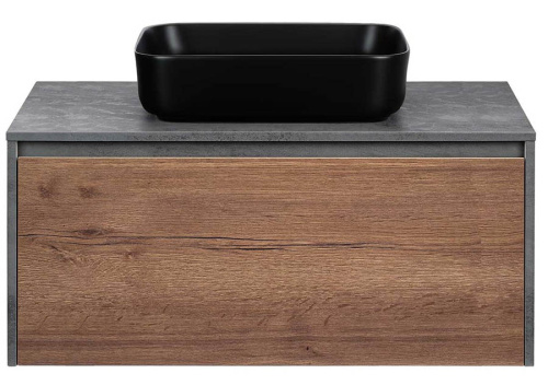 Тумба подвесная Vincea Mesa 1000 T.Oak + Beton VMC-2MS100TB