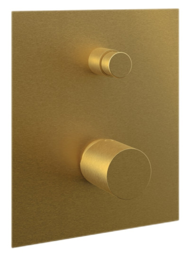 Смеситель для душа Remer Edge EG509BG, золото брашированное