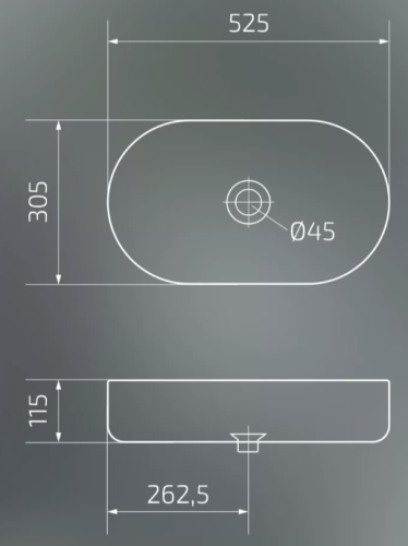 Умывальник Gid N9020