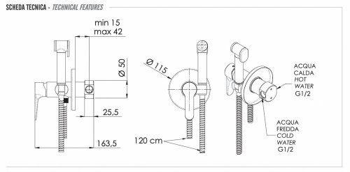 Гигиенический душ Remer Winner W65W