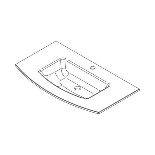 Умывальник Caprigo Legato 80 OW15-3012-R019