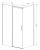 Душевой уголок Vincea Dice VSR-4D8015CLB