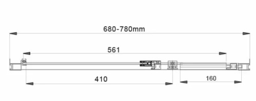 Душевая дверь Vincea Intra VDP-1I7080CL