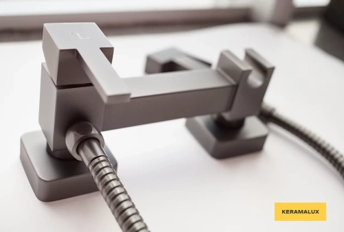 Гигиенический душ CeramaLux DBS/008 вороненая сталь