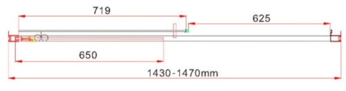 Душевая дверь Vincea Garda VDS-1G145CL