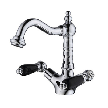Смеситель для умывальника Caprigo Adria-classic Black Edition 03B-526-CRM