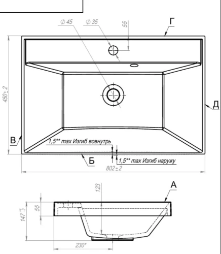 Тумба напольная Vela Фаворит массив 80Н (белый) TU67105