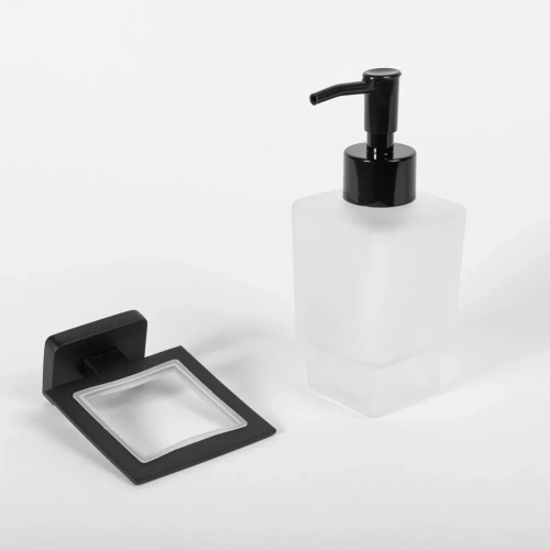 Дозатор для мыла Rea Oste 06 black matt 80047