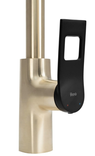 Смеситель для мойки Rea Soul Gold matt Black B6205