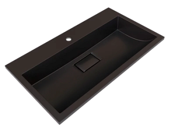 Умывальник Versalia Absolute 80 black