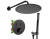 Душевая система Rea Miler Black matt P6713