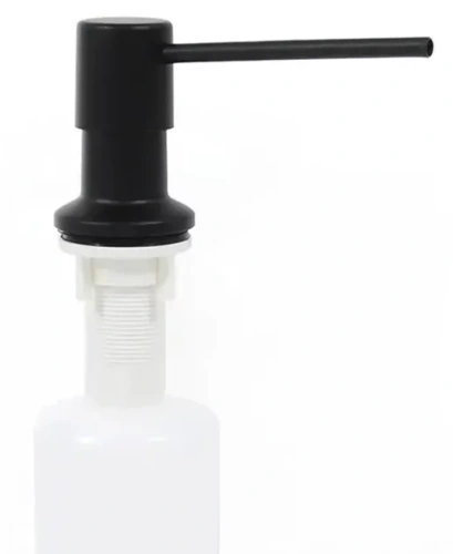 Дозатор для мыла Rea black matt round BAT-05000