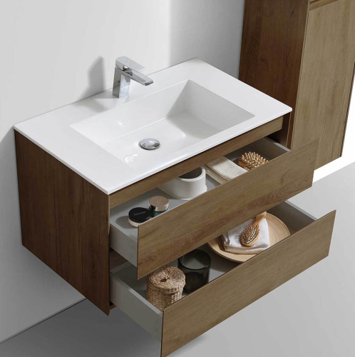 Тумба подвесная Vincea Luka 800 T.Oak VMC-2L800TO