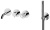 Смеситель для ванны Remer Chrono CH53D2P Смеситель для ванны Remer Chrono CH53D2P