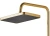Душевая система Rea Helix gold P6619