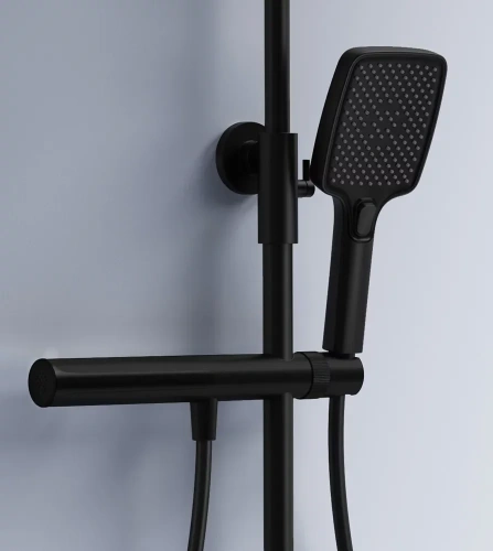 Душевая система Rea Pedro black matt P0897