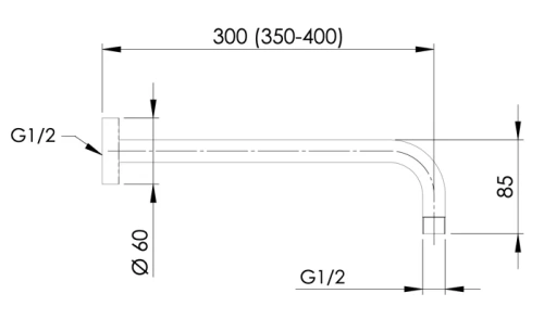 Кронштейн 30 см Mariani B37BDL0530