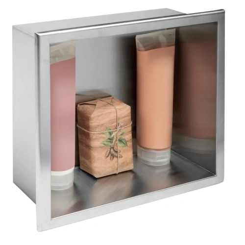 Полка врезная Rea 01 nikiel matt 05600