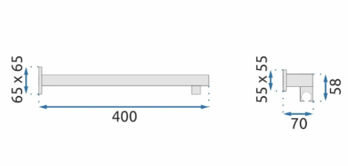 Душевая система Rea Fenix davis chrome P6356