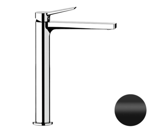 Смеситель для раковины Remer Slash SL11LNO, черный матовый