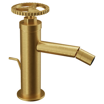 Смеситель для биде Remer Chrono CH20BG, золото брашированное