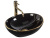 Умывальник Rea Sofia Black Gold Edge U3695 Умывальник Rea Sofia Black Gold Edge U3695