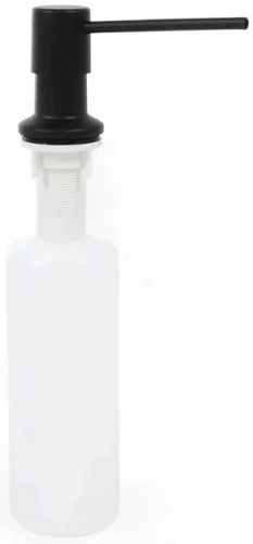 Дозатор для мыла Rea black matt round BAT-05000