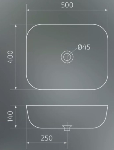 Умывальник Gid Bm1302