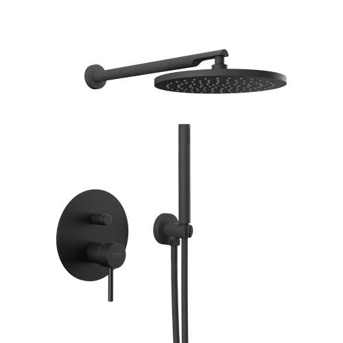 Душевая система Remer X Style X09S02ONO, черный матовый