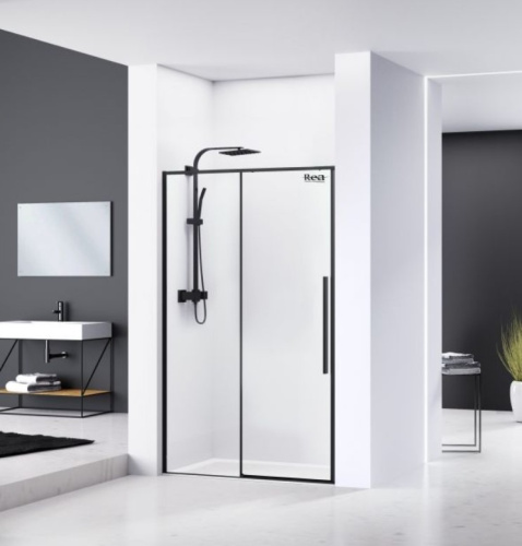 Душевая дверь Rea Solar Black 130 K6358