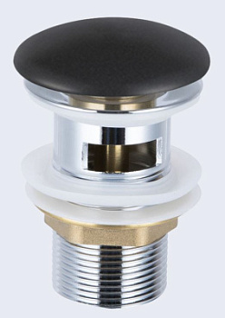 Донный клапан для раковины Vincea DBS-216MB с переливом