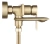 Смеситель для ванны Rea Veneta gold matt B3008 Смеситель для ванны Rea Veneta gold matt B3008