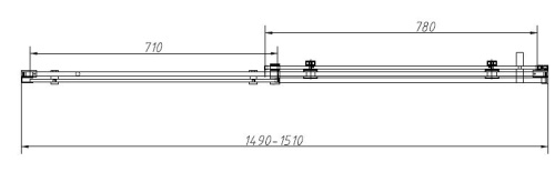 Душевой уголок Vincea Como-N VSR-4CN8015CLB