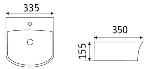 Умывальник CeramaLux 78369